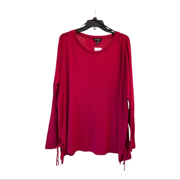 NWT Jessica Simpson Red Sweater, Size 2X - Picture 2 of 6